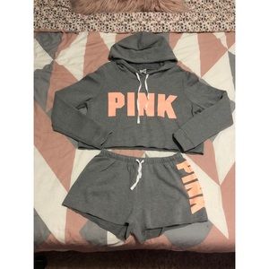 Pink sweat Set